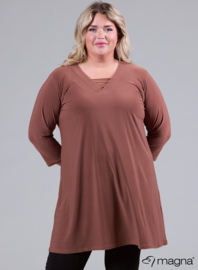 Relaxed V-Strap tunic (C-2320) 063-Camel