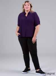Roll Sleeve Top (B-9001) 059-Dr.Paars
