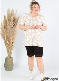 Short Sleeve A-lijn Shirt (B-9004) Y30014-Big Cow Sand