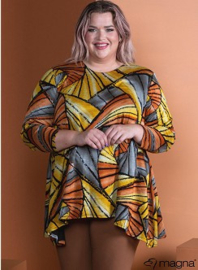 Tuniek Isabel (C-4051-HVP) X99065--Maze Ochre-Rust