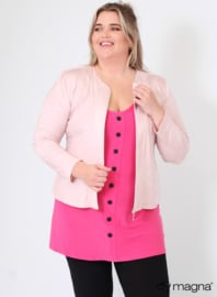 Kort Leather Look jasje (K-31-LL) 005-Baby Roze