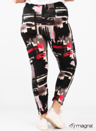 Legging Basic (F-0031-VISPR) - Z96015-Block Red-Black