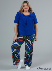 Short Sleeve Puffy Shirt (B-8018) 060-Royal Blue