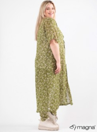 Lang Lichtgewicht Vest (N-2005) A64023-Small Flower Green