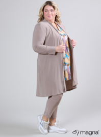 Open Front Loose Cardigan (N-2201) 014-Sand