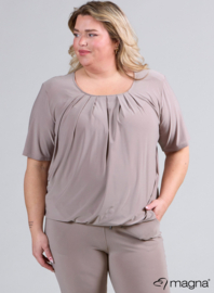 Short Sleeve Puffy Shirt (B-8018) 014-Sand