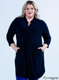 A-Line Long Pocket Tunic (C-2217) 017-Marine