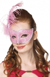 Venetiaans masker Allegro pink
