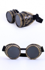 Steampunk bril goudkleurig