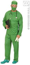 Chirurgen kostuum groen