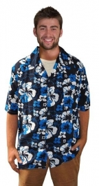 Hawaii shirt blauw