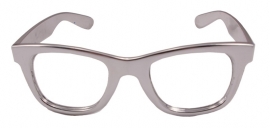 Zilvere bril modern