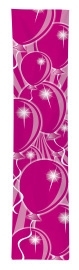 Roze ballonnen banner 300x60