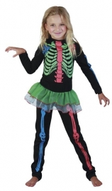 Skeleton Jumpsuit Neon