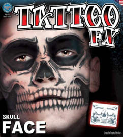 Face Tattoo skull face