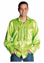Disco blouse fluor groen