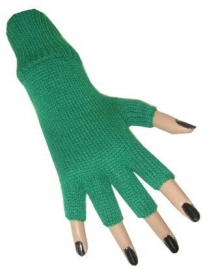 Vingerloze handschoen groen