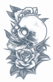 Prison Tattoos Skull and roses