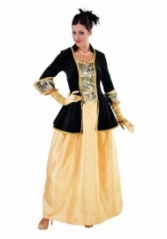 Markiezin black yellow jurk