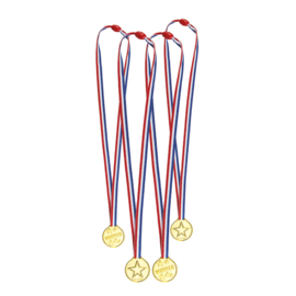 Medailles 4 stuks