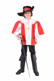 Musketiers kostuum jongen