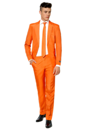Solid orange suitmeister kostuum