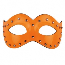 Oogmasker fluor oranje luxe