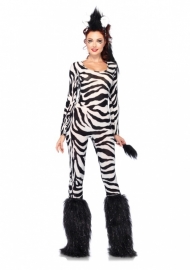 Wild Zebra catsuit