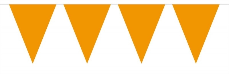 Mini vlaggenlijn oranje Mini vlaggenlijn oranje