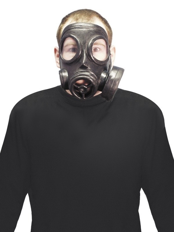 Gasmasker zwart Gasmasker zwart