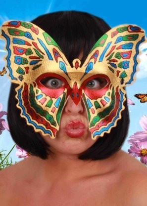 Oogmasker paradijsvlinder Oogmasker paradijsvlinder