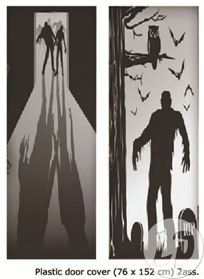 Halloween deurdecoratie Halloween deurdecoratie
