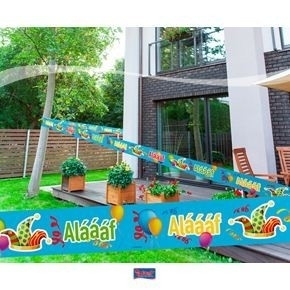 Blauw markeerlint Carnaval Blauw markeerlint Carnaval