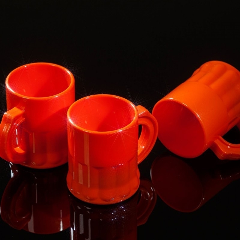 Shotglaasjes 2,5cl. oranje 10 stuks Shotglaasjes 2,5cl. oranje 10 stuks