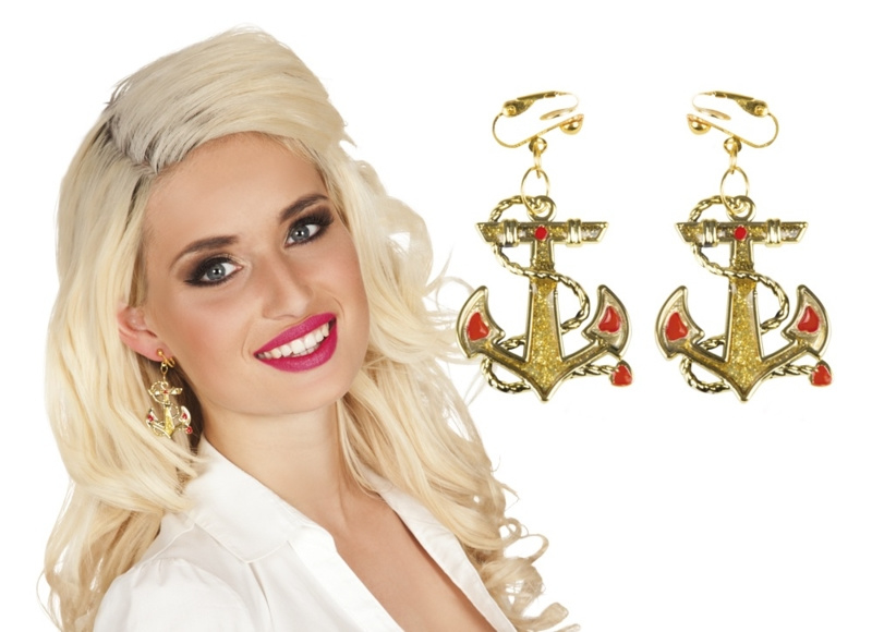 Navy oorbellen Navy oorbellen