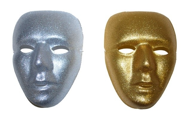 Masker glittergoud Masker glittergoud