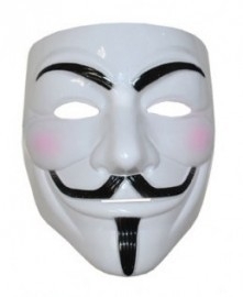 Anonymous V for Vendetta masker Anonymous V for Vendetta masker