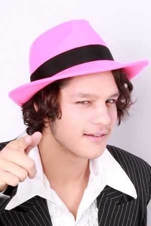 Roze Al capone / Gangster hoed Roze Al capone / Gangster hoed