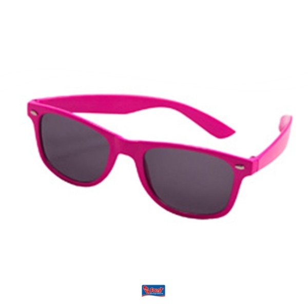 Neon pink Blues brother bril Neon pink Blues brother bril