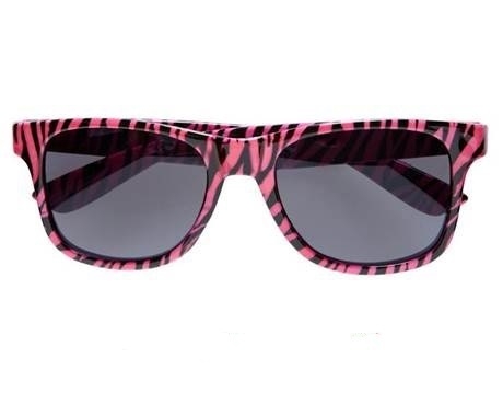 Zebra bril pink