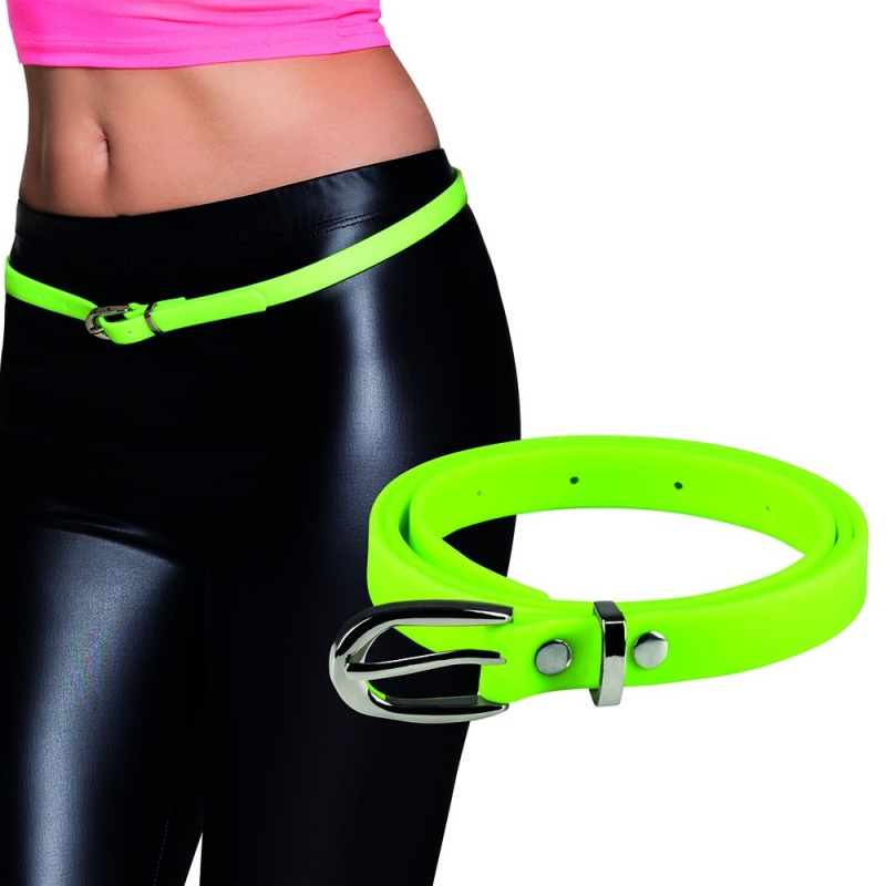 Neon groene riem Neon groene riem