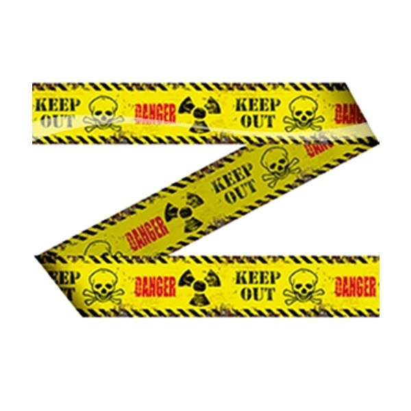 Afzetlint Keep out Danger Afzetlint Keep out Danger