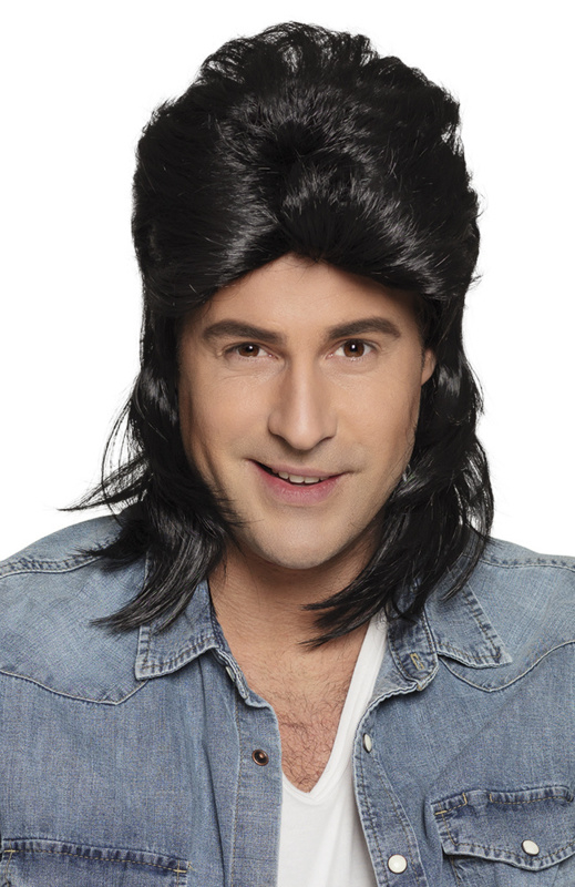 Pruik matje zwart Jimmy Pruik matje zwart Jimmy