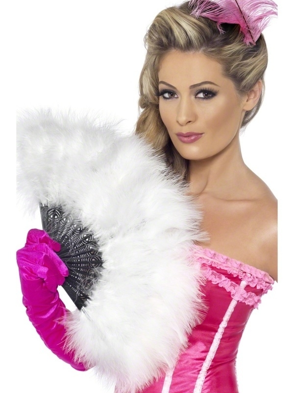 Luxe marabou waaier