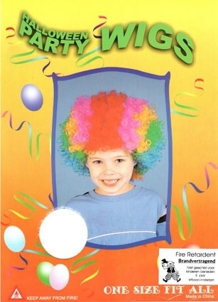 Pruik Clown kinderen Pruik Clown kinderen