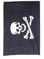 Doodskop vlag pirats 60x90 Doodskop vlag pirats 60x90