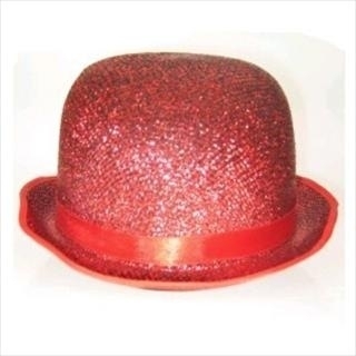 Bolhoed lurex glitter rood Bolhoed lurex glitter rood