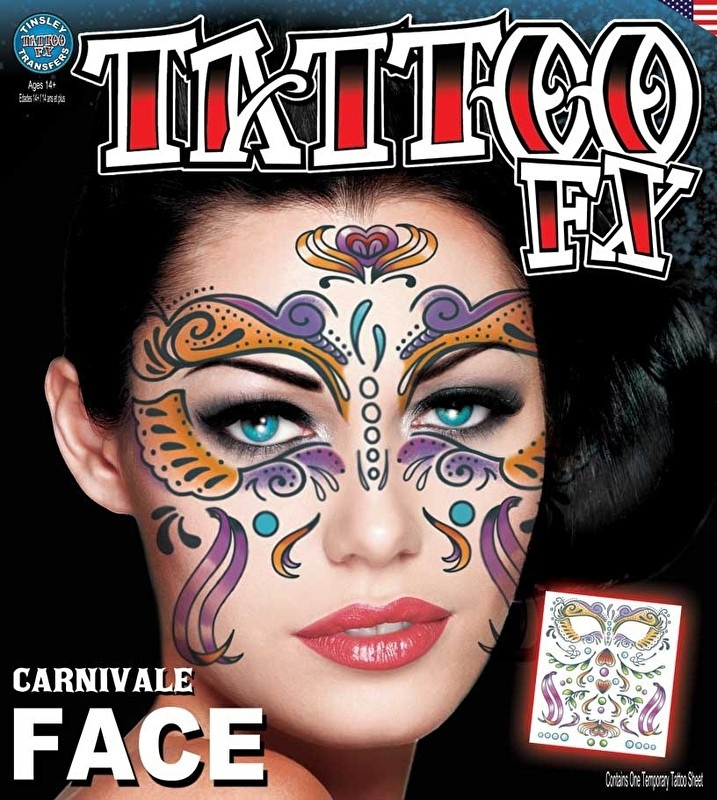 Face Tattoo Carnivale Face Tattoo Carnivale