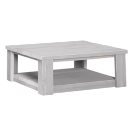 Salontafel met onderblad Schelpwit