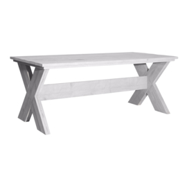 Kruispoottafel Schelpwit
